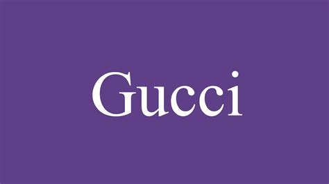 How to pronounce Gucci in Spanish 